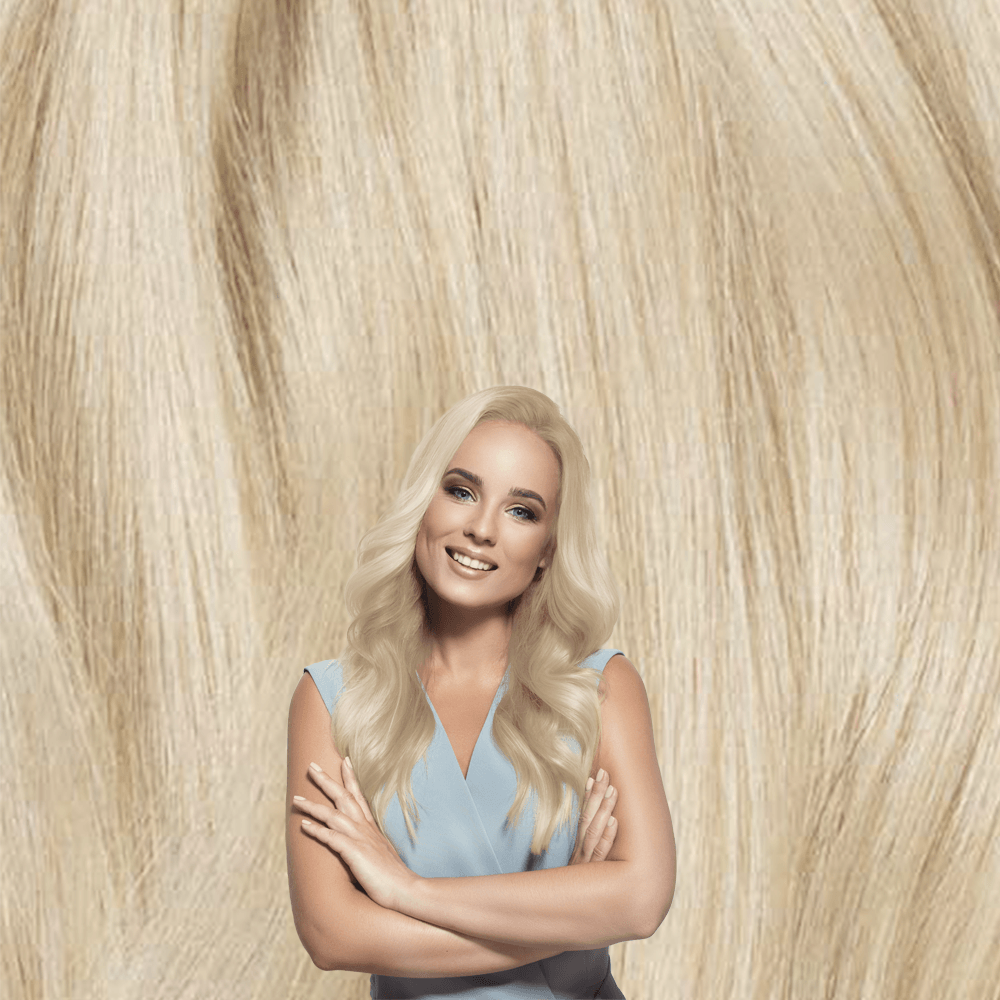 Ash Blonde Remy Human Hair Tape-Ins