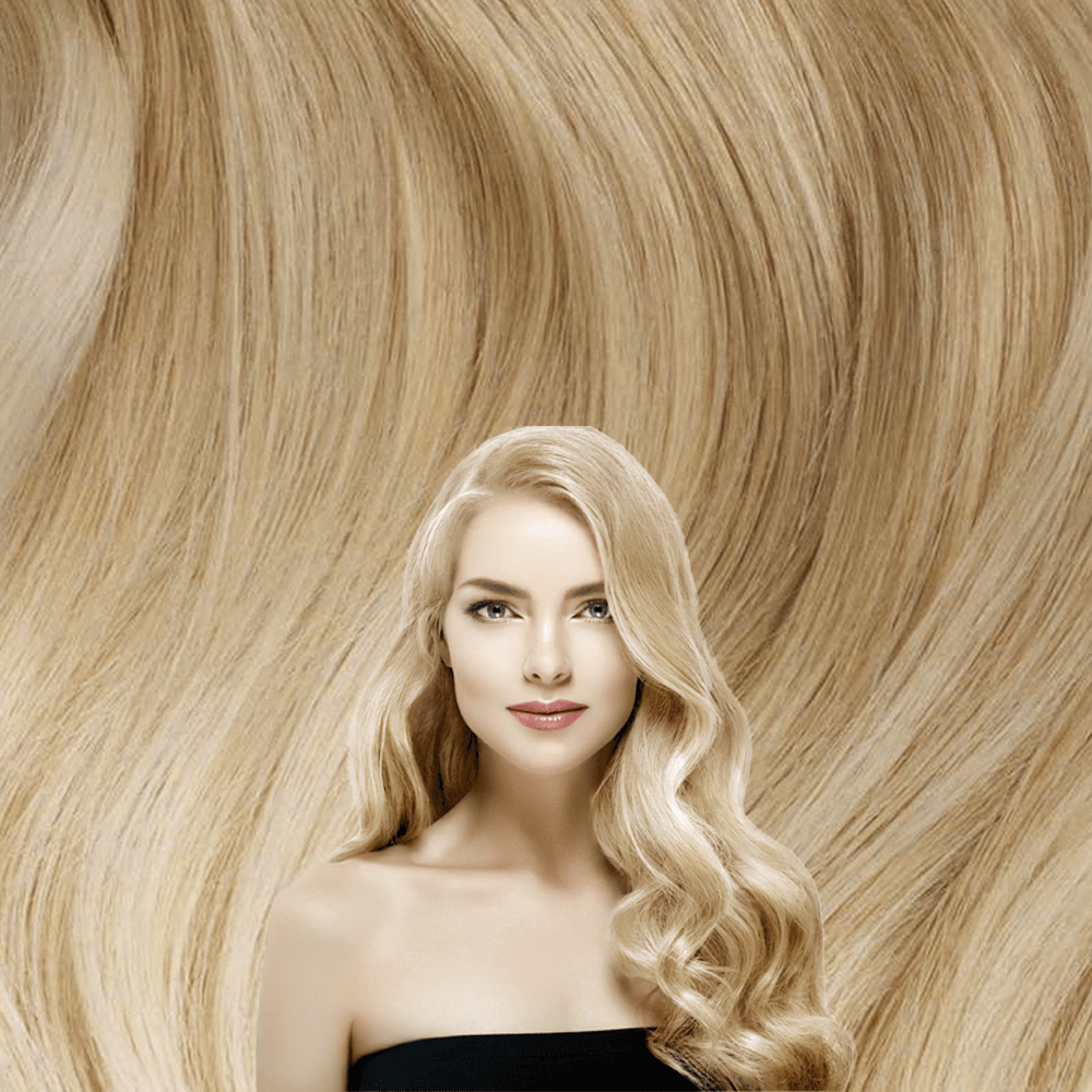 Golden Blonde Remy Human Hair Seamless Clip Ins