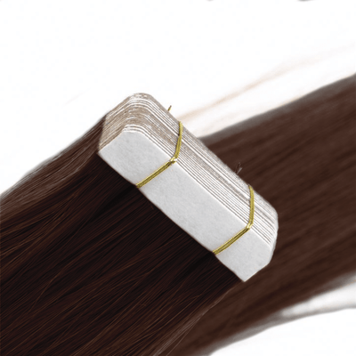 Chocolate Brown | Remy Human Hair Tape-Ins