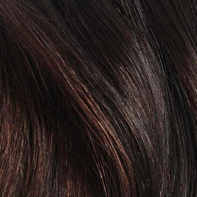 Natural Black Chocolate Brown Balayage | Remy Human Hair Weft Clip-Ins + FREE Bamboo Brush