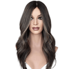 Natural Black Light Caramel Balayage | Glueless Silk Top Virgin Human Hair Wig