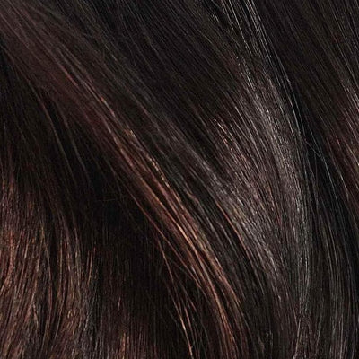 Natural Black Chocolate Balayage | Remy Human Hair Weft Clip-Ins + FREE Bamboo Brush