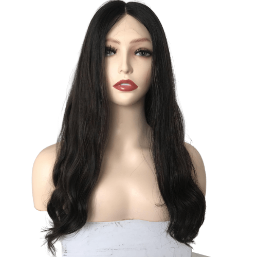 Natural Black Dirtly Blonde Highlights | Sheitel Jewish Wigs