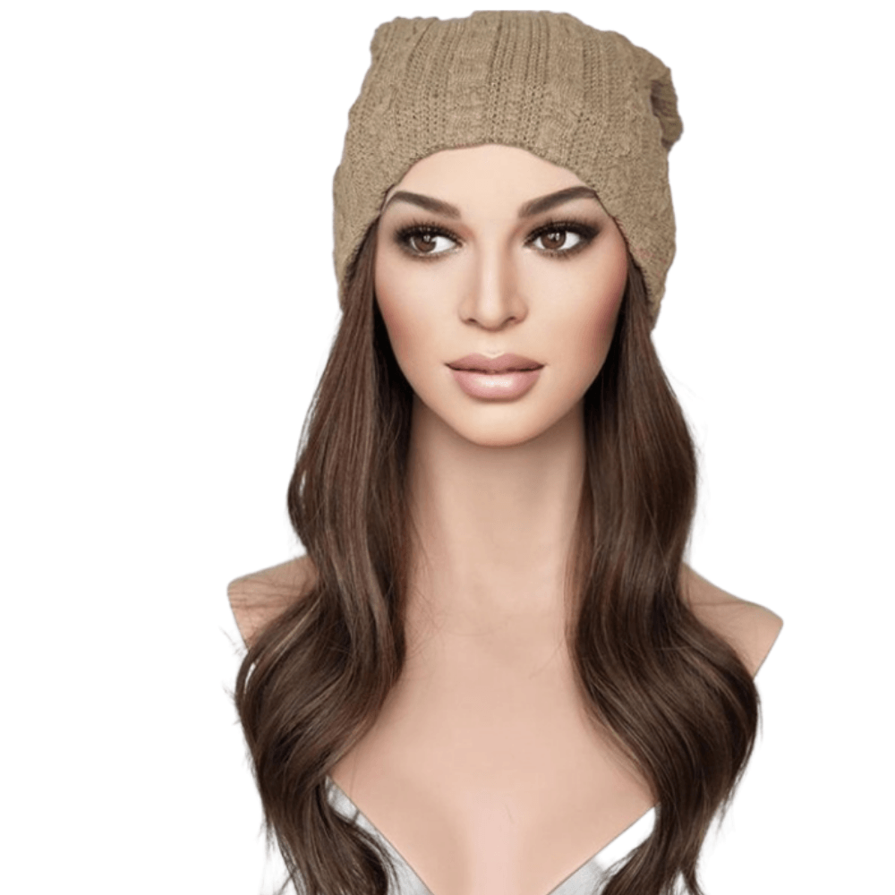 Ash Brown Minimal Light Caramel Highlights | Glueless Silk Top Virgin Human Hair Wig