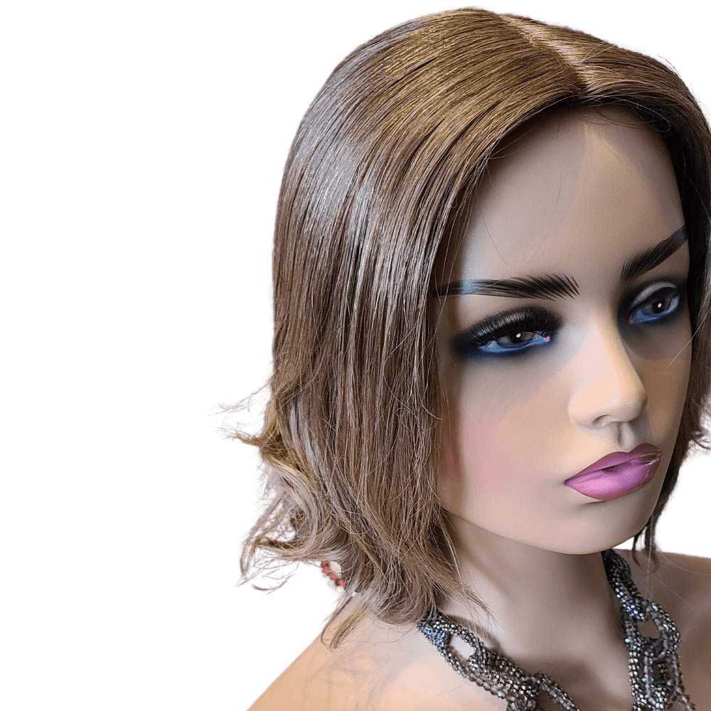 European Human Hair Topper | Ash Brown + Free Gift