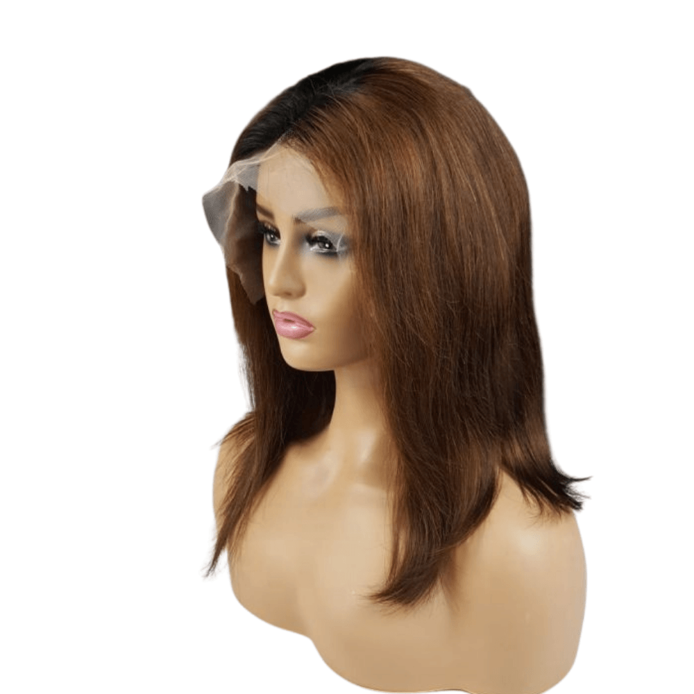 Chestnut Rooted Black | Lace Front Virgin Human Hair Wig