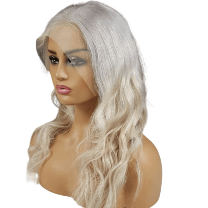 24 sold inch 100% human hair blonde wig