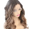 Dark Brown Light Caramel Balayage | Full Lace Virgin Human Hair Wig