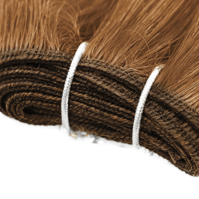 Light Auburn | Remy Human Hair Weft Clip-Ins + FREE Bamboo Brush