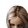 European Human Hair Topper | Icy Blonde Caramelized Lowlights