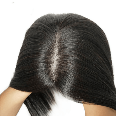 European Human Hair Topper | Jet Black