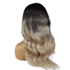 Natural Black Ash Blonde Balayage | Lace Front Virgin Human Hair Wig