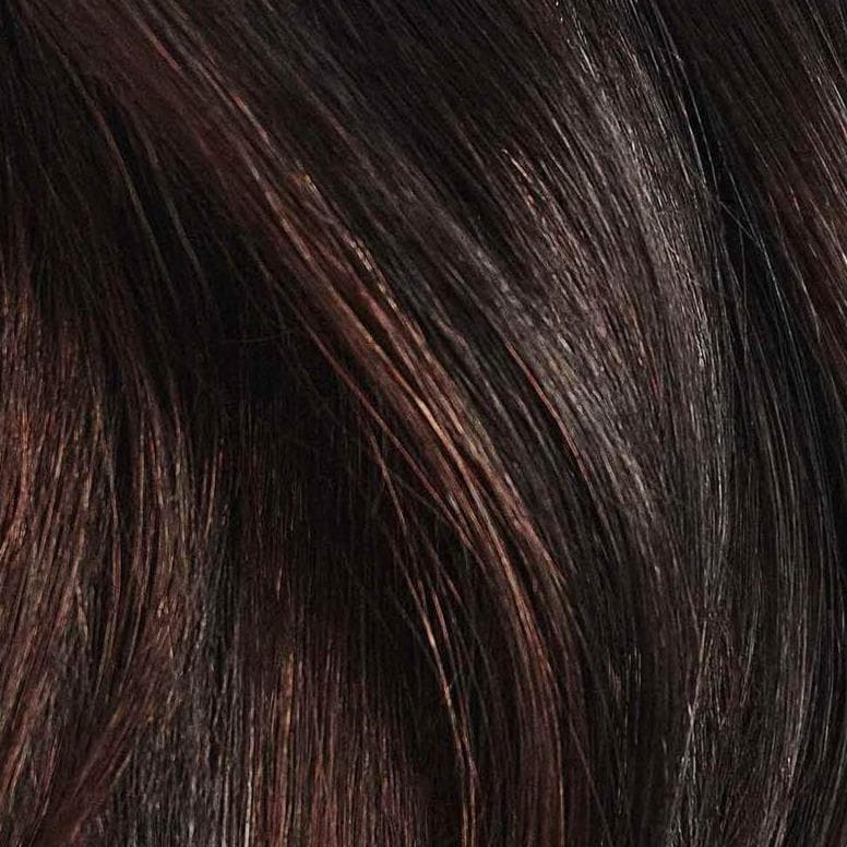 Natural Black Chocolate Brown Balayage | Remy Human Hair Seamless Clip-Ins