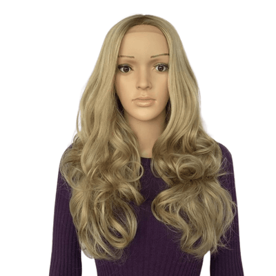 Natural Blonde Champagne Blonde Highlights | Glueless Silk Top Virgin Human Hair Wig