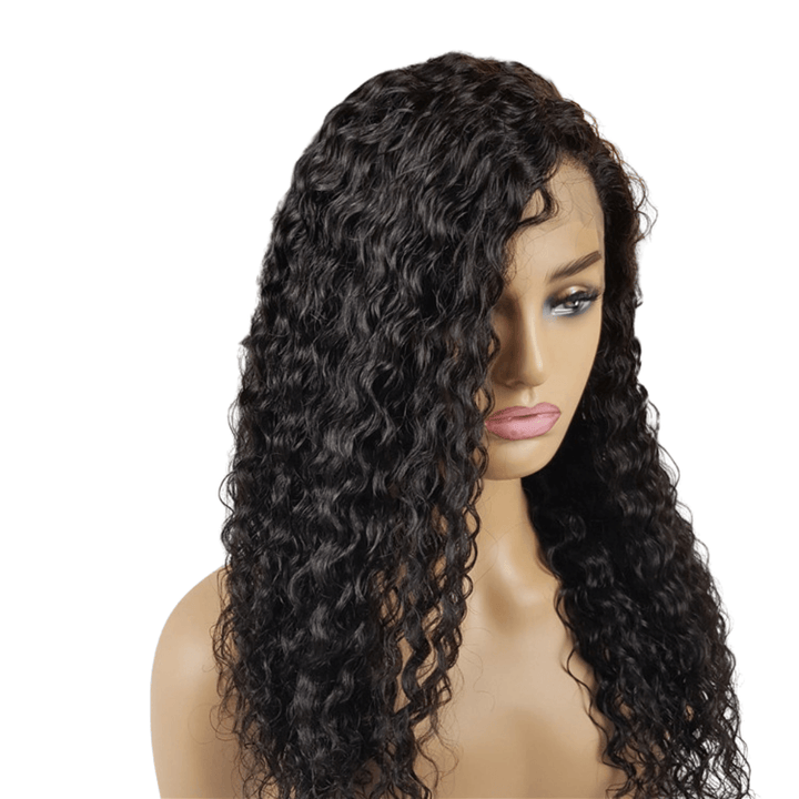 ?Carolynn 18” BLACK LACE FRONT natural wave Wig? Amazon.com : Wavy Lace Front Wigs Deep Wave 180% Density Pre  main image 4