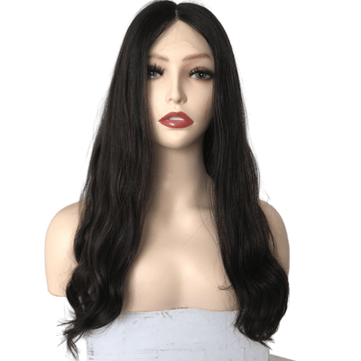Natural Black Dirtly Blonde Highlights | Sheitel Jewish Wigs